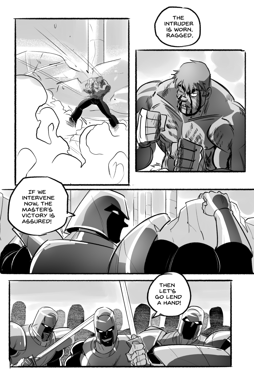The Showdown Part VI panel 9